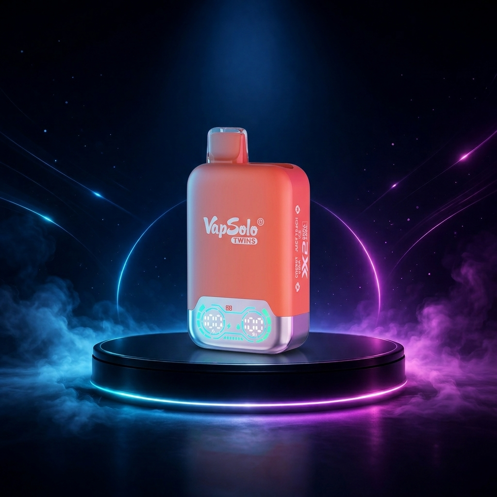 VapSolo Twins 20K - Vaper con nicotina y sabores vaper dobles